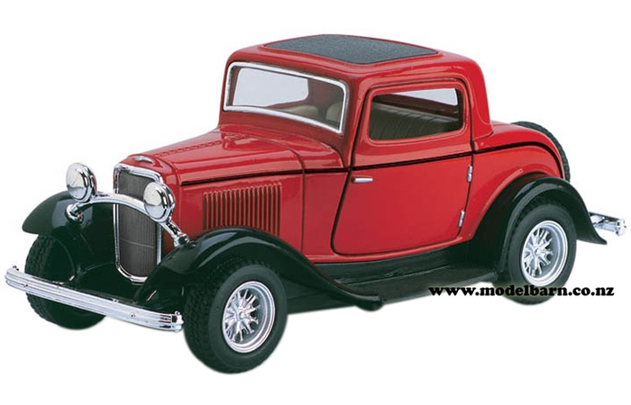 1/34 Ford 3-Window Coupe (1932, red)