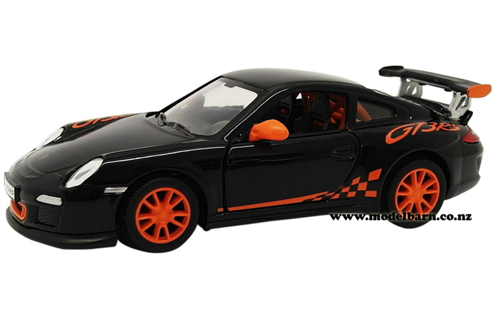 1/36 Porsche 911 GT3 RS (2010, black & orange)