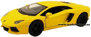1/38 Lamborghini Aventador LP700-4 (yellow)-lamborghini-Model Barn