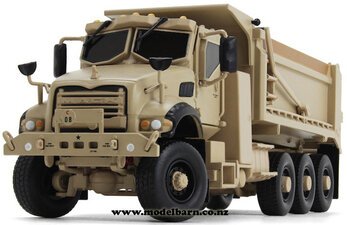 1/50 Mack Defense M917A3 Heavy Tip Truck (tan)-trucks-and-trailers-Model Barn