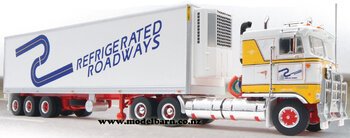 1/64 Kenworth COE with Refer Semi-Trailer "Refrigerated Roadways"-trucks-and-trailers-Model Barn