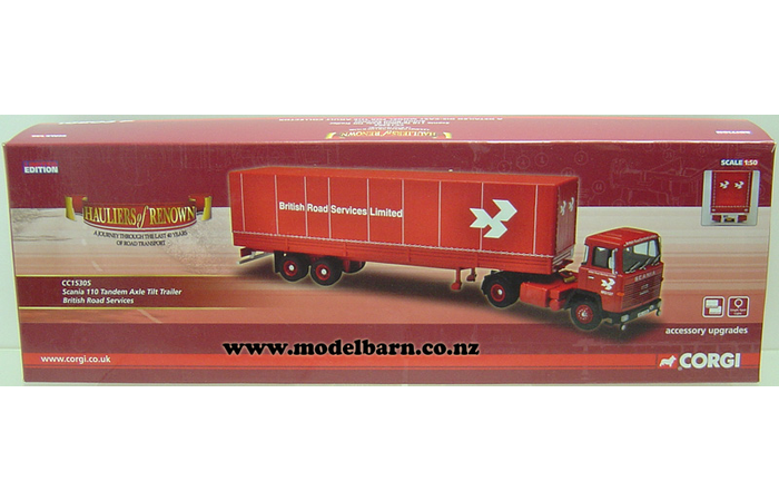 1/50 Scania 110 Prime Mover & Semi Box Trailer "British Road Services"