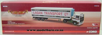 1/50 Volvo F10 Prime Mover & Semi Refer Trailer "Lagan Transport Ltd"-volvo-Model Barn