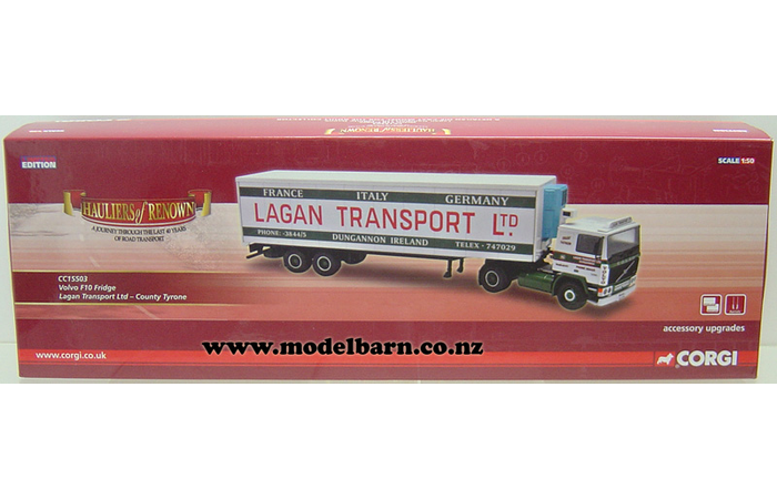 1/50 Volvo F10 Prime Mover & Semi Refer Trailer "Lagan Transport Ltd"