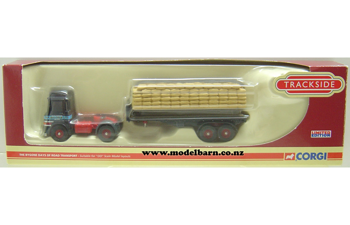 1/76 ERF LV Prime Mover & Semi Flatdeck Trailer & Load "WH Malcolm Ltd"