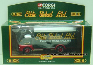 1/50 Bedford S 4-Wheel Box Truck "Eddie Stobart"-bedford-Model Barn