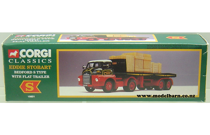 1/50 Bedford S Prime Mover & Semi Flatdeck Trailer "Eddie Stobart Ltd"