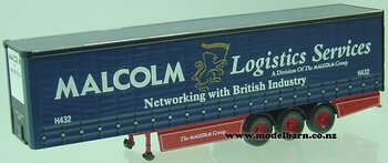 1/50 Semi Curtainside Trailer "Malcolm Logistics Services"-trailers-Model Barn