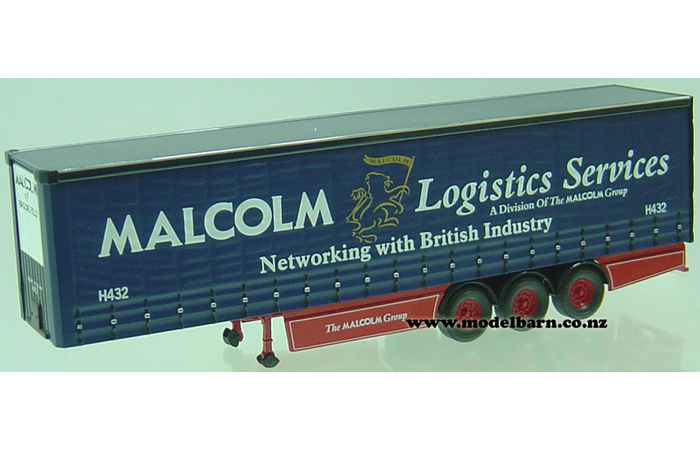 1/50 Semi Curtainside Trailer "Malcolm Logistics Services"