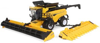 1/64 New Holland CR8.90 Combine Harvester with Grain & Corn Heads-farm-equipment-Model Barn