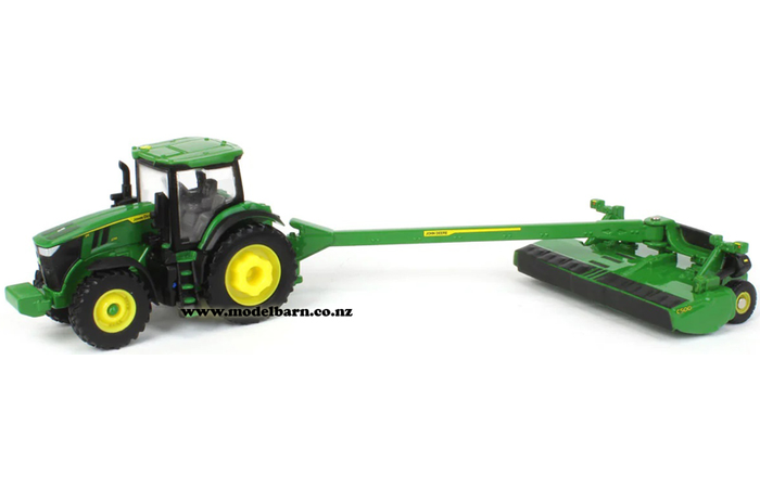 1/64 John Deere 7R 270 with John Deere C500 Mower Conditioner Set