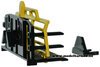 1/32 Push Off Buck Rake (yellow & black) with Hitch Adapter Set