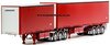 1/50 Freighter Eziliner B-Double Trailer Set (red)