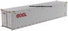 1/50 40ft Plastic Shipping Container "OOCL" (white)