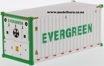 1/50 20ft Refer Shipping Container "Evergreen" (plastic)-other-items-Model Barn