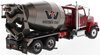 1/50 Western Star 4700 SF Concrete Mixer (Metallic Red & Gunmetal Grey)