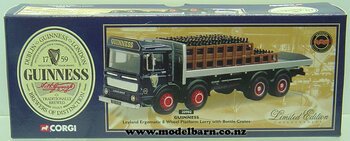 1/50 Leyland Ergomatic 8-Wheel Platform Lorry with Bottle Crates Load "Guinness"-leyland-Model Barn