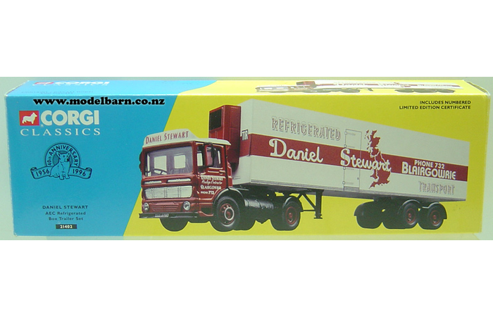 1/50 AEC Prime Mover & Semi Refer Trailer "Daniel Stewart"