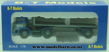 1/76 Leyland Mastiff Prime Mover & Semi Flatdeck Trailer "Russell of Bathgate"-leyland-Model Barn