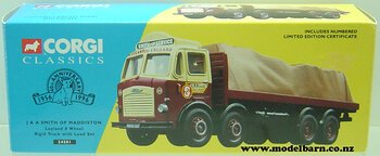 1/50 Leyland 4-Axle Flatdeck Truck "J & A Smith of Maddiston""-leyland-Model Barn