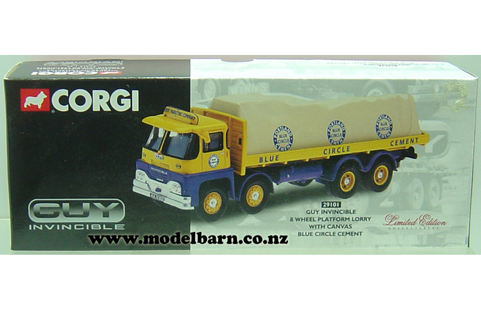 1/50 Guy Invincible 4-Axle Truck "Blue Circle Cement"