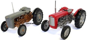 1/32 Ferguson FE-35 & 1/32 Massey Ferguson 35 Set-farm-equipment-Model Barn