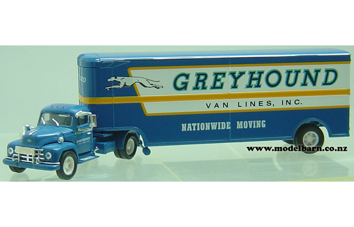 1/50 Diamond T 620 Prime Mover & Semi Box Trailer "Greyhound Van Lines"