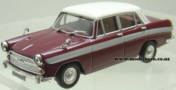 1/43 Austin Cambridge A60 Farina (maroon & white)-austin-and-morris-Model Barn