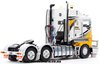 1/50 Kenworth K200 2.3m & Freighter Flat Top B-Double Trailer Combo "Big Hill Cranes"