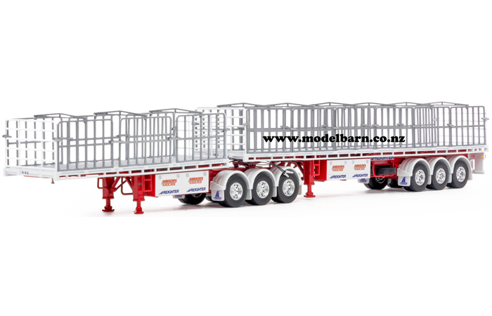 1/50 Freighter Flat Top B-Double Trailer Set "Dawson's Haulage"