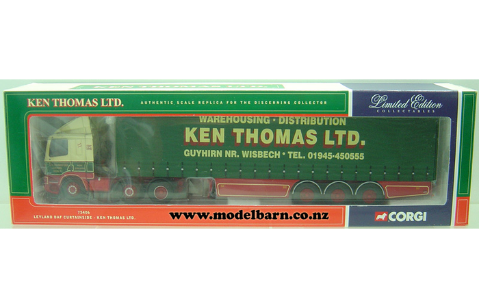 1/50 Leyland DAF 85 Prime Mover & Semi Curtainside Trailer "Ken Thomas Ltd"