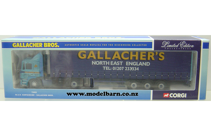 1/50 MAN Prime Mover & Semi Curtainside Trailer "Gallacher Bros"