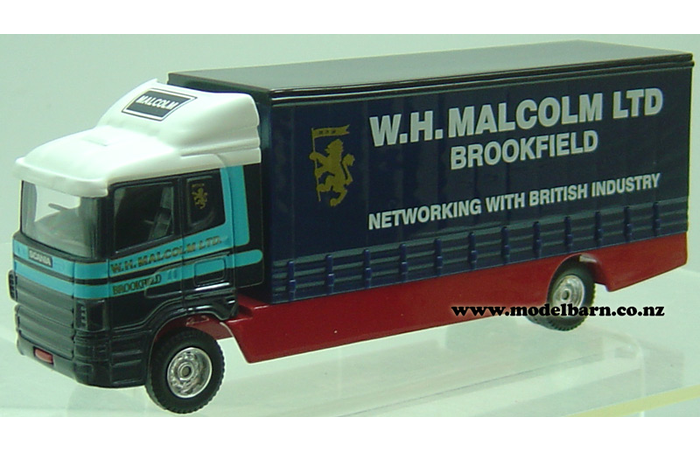 1/64 Scania 4-Wheel Box Truck "WH Malcolm Ltd"