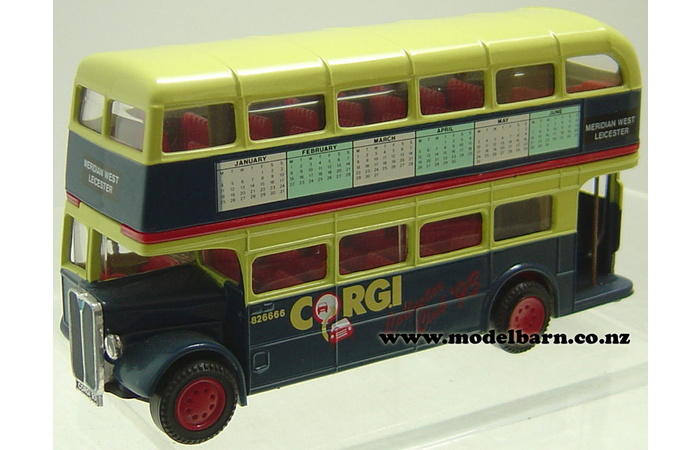 AEC Routemaster Bus "Meridian West Leicester" Corgi Collector Club 1993" (unboxed)