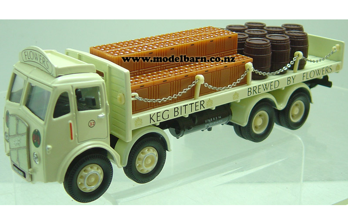 1/50 ERF 4-Axle Flatdeck Truck & Barrels Load "Flowers"