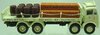 1/50 ERF 4-Axle Flatdeck Truck & Barrels Load "Flowers"