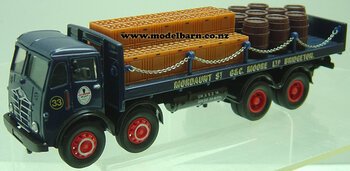 1/50 Foden 4-Axle Flatdeck Truck & Barrels Load "G & C Moore Ltd"-other-trucks-Model Barn