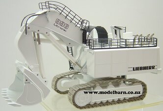 1/50 Liebherr R996 Shovel Excavator (white)-liebherr-Model Barn