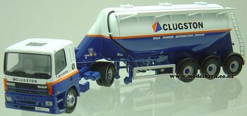 1/50 DAF CF85 Prime Mover & Semi Powder Tanker Trailer "Clugston"-daf-Model Barn