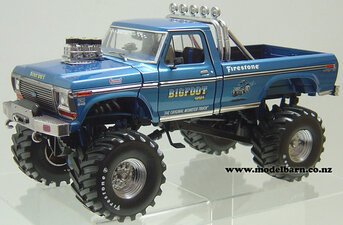 1/18 Ford F-250 Monster Truck (1974, blue) "Bigfoot No. 1"-ford-Model Barn