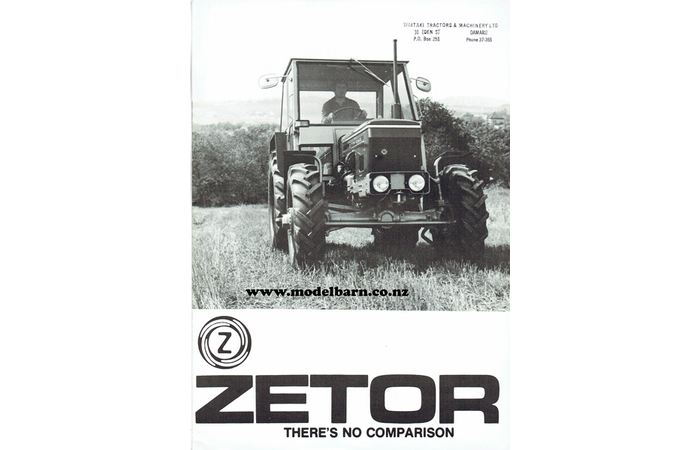 Zetor Tractors Sales Brochure