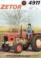 Zetor 4911 Tractor Sales Brochure