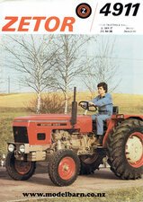 Zetor 4911 Tractor Sales Brochure-other-brochures-Model Barn