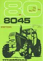 Zetor 8045 Tractor Sales Brochure