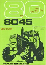 Zetor 8045 Tractor Sales Brochure-other-brochures-Model Barn