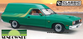 1/18 Ford XC Sundowner Panel Van (Modena Green)-vehicles-Model Barn