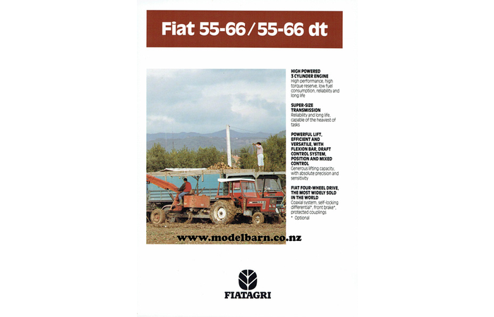 Fiat 55-66 & 55-66 DT Tractors Sales Brochure