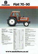 Fiat 70-90 Tractor Sales Brochure-fiat-and-hesston-Model Barn