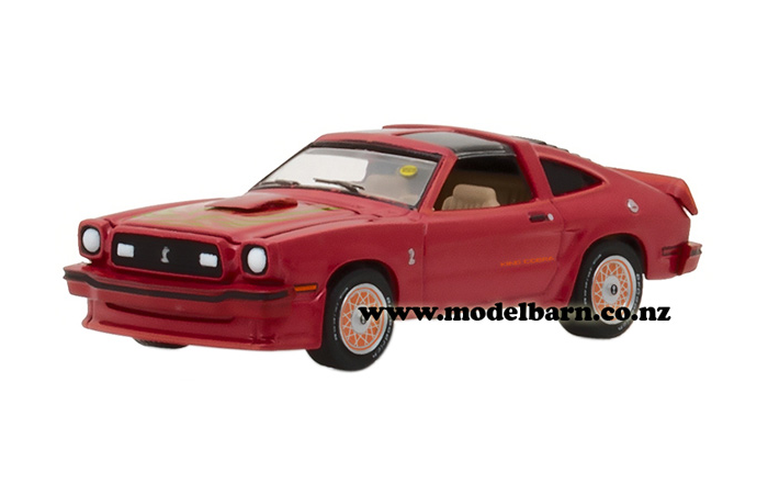 1/64 Ford Mustang II King Cobra (1978, red)