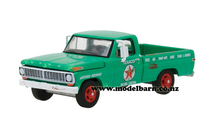 1/64 Ford F-100 Pick-Up (1970, green) "Texaco"